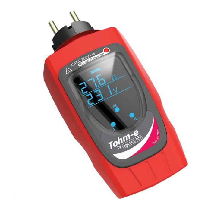 Turbotech Testeur de prise de terre cat iii 300V TOHMEBE30 Solyd — free download