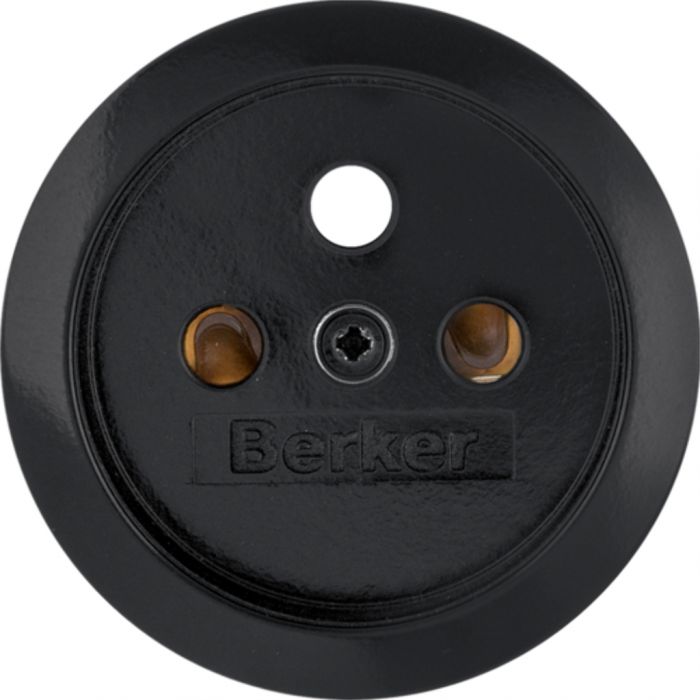 Berker Centraalplaat stopcontact penaarde serie 1930 zwart - 39657901 |