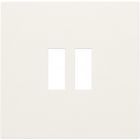 Niko - Centraalplaat dubbele usb-a lader white - 101-68001
