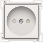 Niko - Centraalplaat stopcontact zonder aarding + kinderveiligheid 21MM white - 101-66501