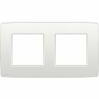 Niko - Afdekplaat tweevoudig horizontaal 71MM white - 101-76800