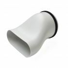 Begetube - Adaptateur d'air Profi de DN125 à conduit ovale de 163x68 - 010446812