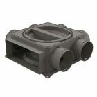 Ubbink - DBOX206 zij aansluiting 80x200 - 0188673