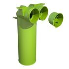 Ubbink - Ventieladapter AE34C bocht 90° Ø125 naar Ø75/63 - 0188342