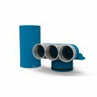 Ventilair - VVCHL250-69 Ventielcollector 3x d: 69-125mm 90g r+ huls