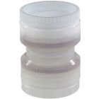 Ubbink - Renolux HRtop koppelstuk flex/flex 80 mm pp120 transparant