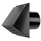 Ventiklima - Grille murale noire 150mm - BM WTW300