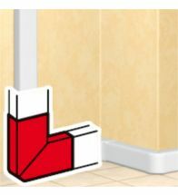 Legrand - Angle Plat Variable 50X220 Blanc - 010795