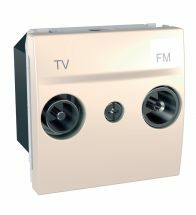 Schneider - Stopcontact Tv/Fm Telenet-Internet Ivo - Mgu3.469.25