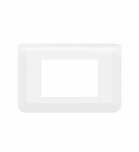 Legrand Mosaic - Plaque de recouvrement 3 modules blanc - 078803L