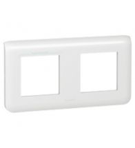 Legrand - Mosaic plaque horizontal 2X2 modules 71MM blanc - 078804