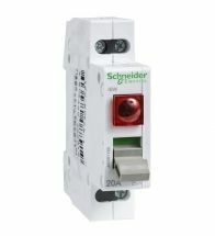 Schneider - Schakelaar Mod 2P 20A+Signaallamp Rd - A9S61220