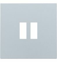 Niko - Set de finition chargeur double usb-a sterling - 121-68001