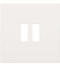 Niko - Centraalplaat dubbele usb-a lader white coated - 154-68001