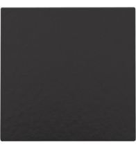 Niko - Centraalplaat blinplaat bakelite piano black coated - 200-76901