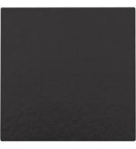 Niko - Centraalplaat blinplaat bakelite piano black coated - 200-76901