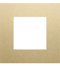 Niko - Plaque de recouvrement simple alu gold - 221-76100