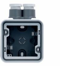 Hager - Boite 1El 2Ent 2M20 Gris - Wna651