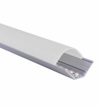 Uni-Bright - Plastic Cover 300Cm Ovaal Opaal Voor Alu Profiel - L69Lc3Mx