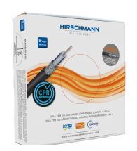Hirschmann - Kabel coax koka zwart 799/100 (eca) 100M - 298799102