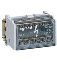 Legrand - Verdeelklem 2P 4 modules 100A - 004880