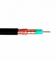 Câble coaxial - PE11 TRI Telenet outdoor noir FCA - PE11TRIT5