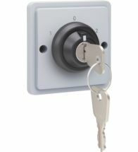 Niko - Interrupteur à clé anti-éclaboussures 16A gris - 700-38800