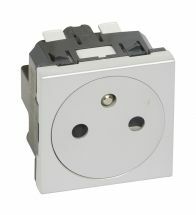 Legrand Mosaic - Stopcontact vlak 2P+A - 079342
