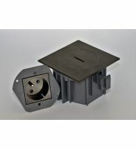 Arpi floor outlet FR/BE gunpowder black stainless steel AR7161303