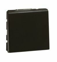 Legrand Mosaic - Wisselschakelaar Easyled 10AX 2 modules zwart - 079111L