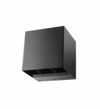 Sg Lighting - Wandlamp up/down led 8W 2700K IP44 dimbaar zwart - 641706