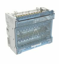 Legrand - Répartiteur 4P 40A - 13 connection à vis - 26KA - 6 MOD - 400404