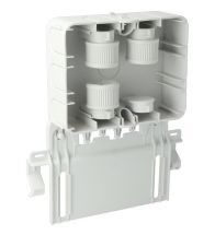 Attema Boîte de dérivation saillie IP40 10 entrées sans halogène avec platine de fixation - AT2250