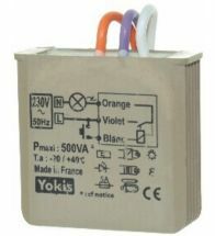 Yokis - Connection variable 500W 250VAC 50X30 pour boîte d'encastrement - MTV500E