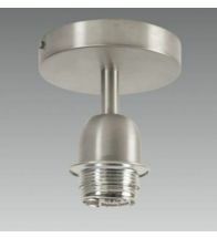 Stephane Davidts - Plafonnier 10Cm+Tube+E27 Sat Nickel Z/Lk - Kentika E27/33