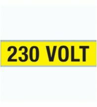 Brady - Voltage markers 230V 57X228 1St - Y140775