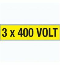 Brady - Voltage markers 3X400V 57X228 1St - Y140884