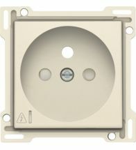 Niko - Centraalplaat Stopcontact 2P+A+V 28,5 +Led Cr - 100-66606