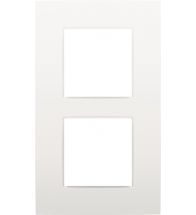 Niko - Plaque de recouvrement double verticale 60MM white - 120-76200