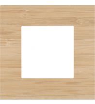 Niko - Afdekplaat enkelvoudig bamboo - 156-76100