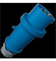 Mennekes - Stekker 4P 16A 9H230V blauw prot - M151A