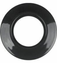 Berker - Plaque de recouvrement Single-Porcel Noir - 138165