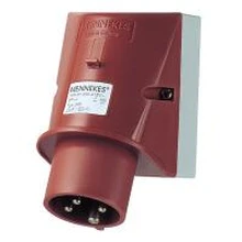 Mennekes wandtoestel contactstop cee 4p16a6h400vip44 - M336