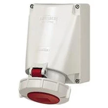 Mennekes Prise murale 63a5p6h400v rouge - M136A