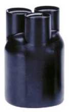 3M Embout diviseur de câble thermorétractable 4 voies noir 4x35-150 mm² - 7000061598