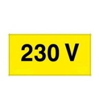 Bpp-Blue-Point - Marqueur Voltage 37X74Mm 230V - 230V 83K3