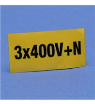 Bpp-Blue-Point - Marqueur Voltage 35X70Mm 3X400 - 3X400VN