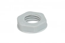 Gsv Contre-écrou pour presse-étoupe M25 plastique gris sans halogène hexagonal - PM25