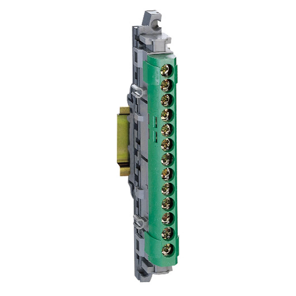 Legrand Borne de terre principale sur rail DIN 1P 90 A 12x16 mm² + 1x25 mm² IP2X longueur 113mm verticale - 004834