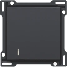 Niko Afwerkingsset voor hotelkaartschakelaar, anthracite coated - 122-61901